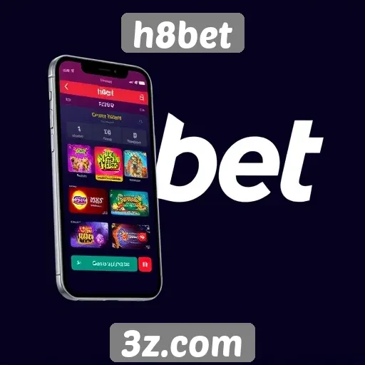 Interface do usuário do h8bet é otimizada para smartphones
