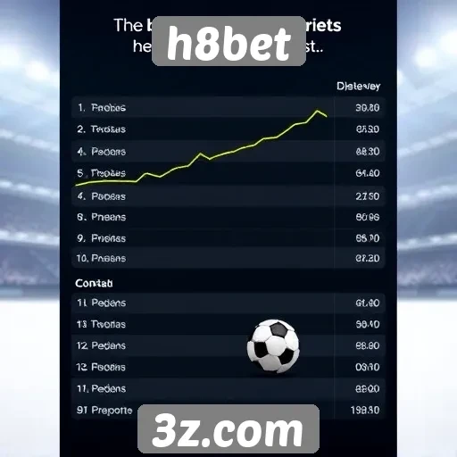 Tendências em apostas esportivas no h8bet